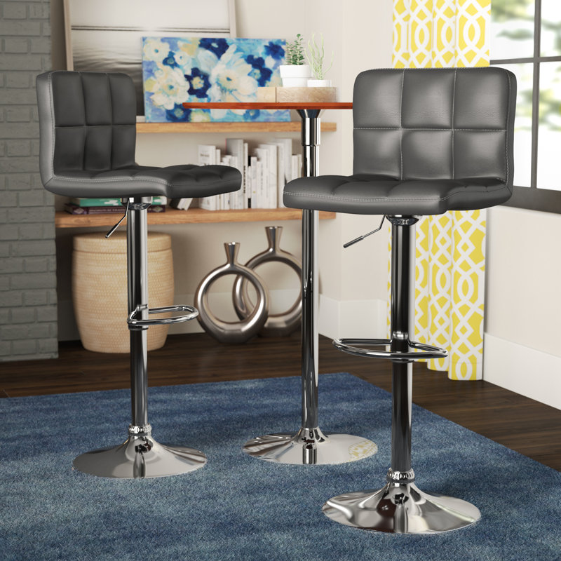 Latitude Run® Winford Swivel Adjustable Height Bar Stool & Reviews